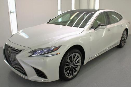 Pearl White 2018 Lexus LS 500 Luxury