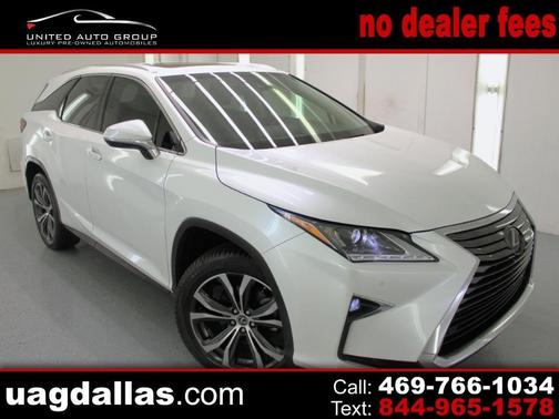 Pearl White 2019 Lexus RX 350L Luxury