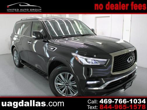 Mineral Black 2021 INFINITI QX80 Luxe