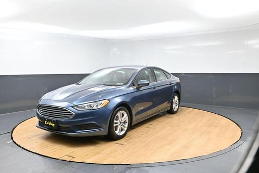 Blue Metallic 2018 Ford Fusion Hybrid S