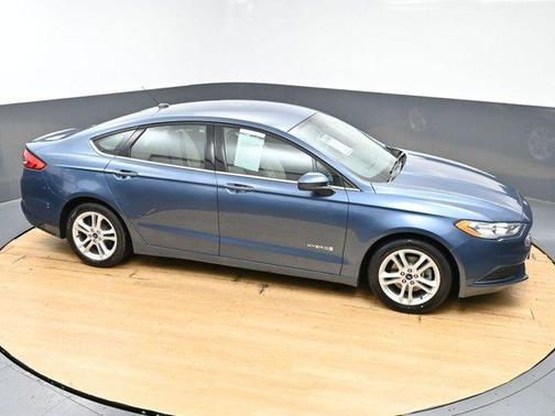 Blue Metallic 2018 Ford Fusion Hybrid S