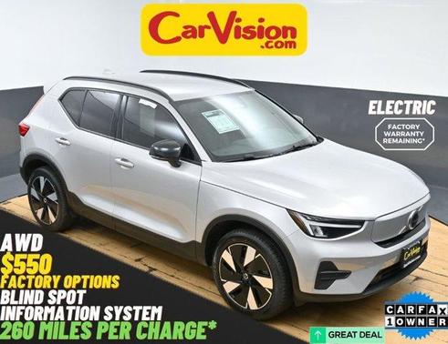 Silver 2025 Volvo EX40 Twin Motor Core