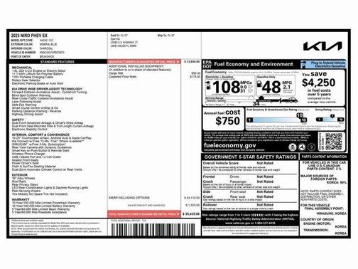 2023 Kia Niro Plug-In Hybrid EX
