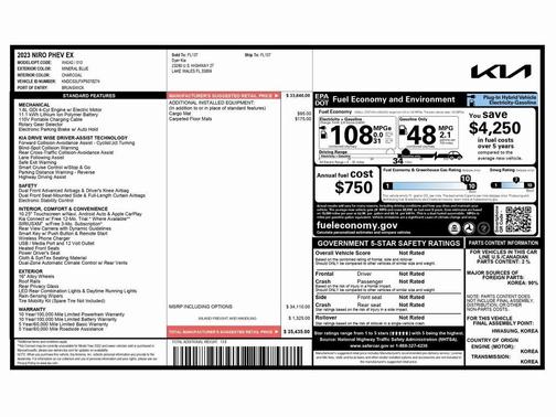 2023 Kia Niro Plug-In Hybrid EX