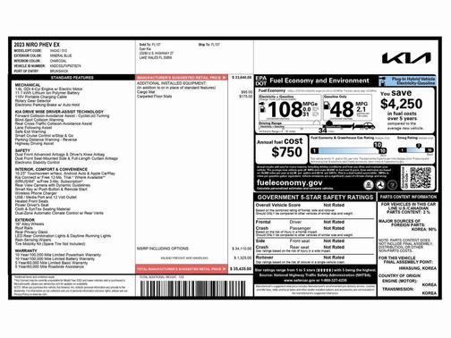 2023 Kia Niro Plug-In Hybrid EX