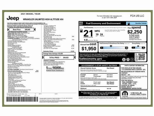 2021 Jeep Wrangler Unlimited Sahara Altitude