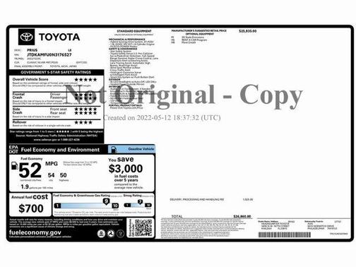 2022 Toyota Prius LE
