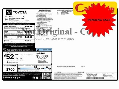 2022 Toyota Prius LE