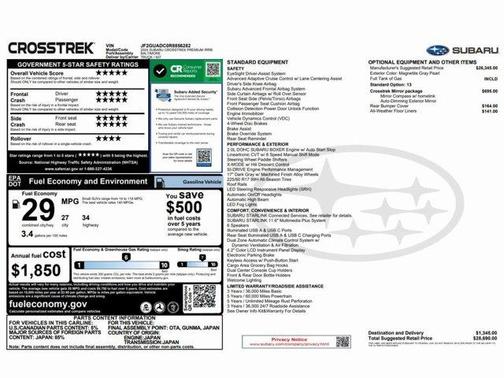 2024 Subaru Crosstrek Premium