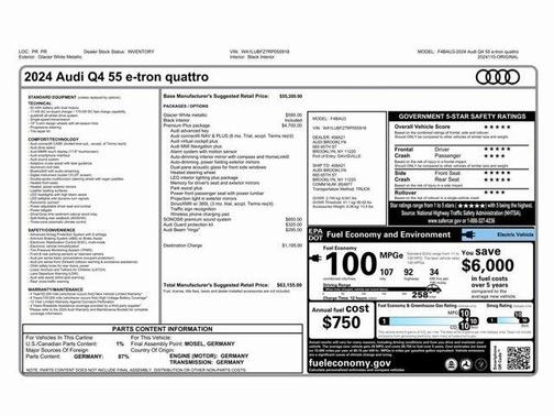 2024 Audi Q4 e-tron 55 quattro Premium