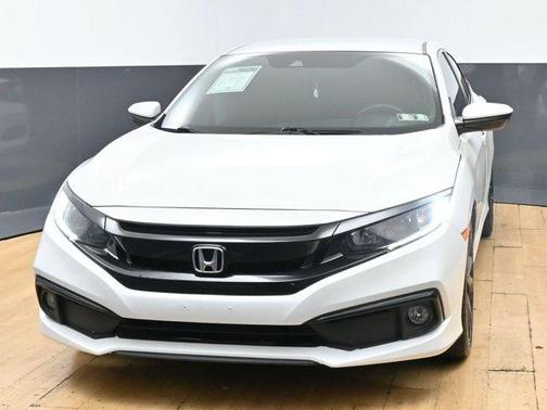 Platinum White Pearl 2020 Honda Civic Sport