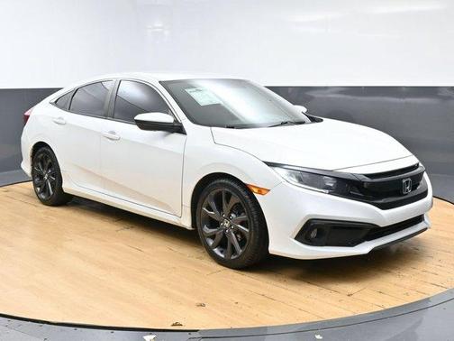 Platinum White Pearl 2020 Honda Civic Sport