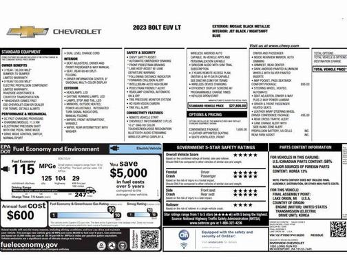 2023 Chevrolet Bolt EUV LT