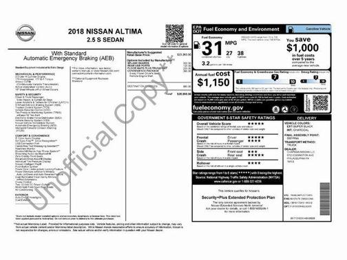 2018 Nissan Altima 2.5 S