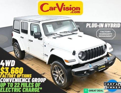 Bright White Clearcoat 2024 Jeep Wrangler 4xe Sport