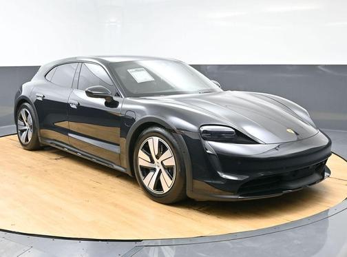 Black 2023 Porsche Taycan 4