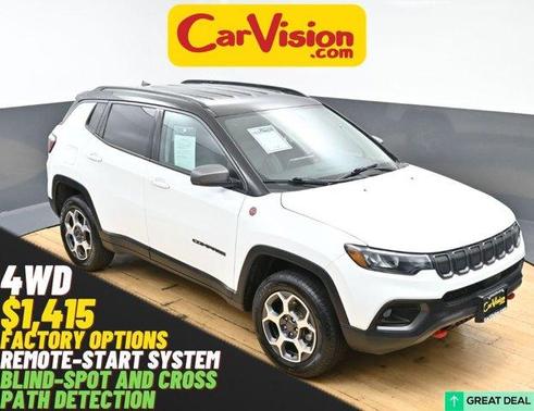 Bright White Clearcoat 2022 Jeep Compass Trailhawk