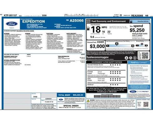 Silver Metallic 2024 Ford Expedition XLT
