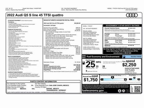2022 Audi Q5 45 S line Premium Plus
