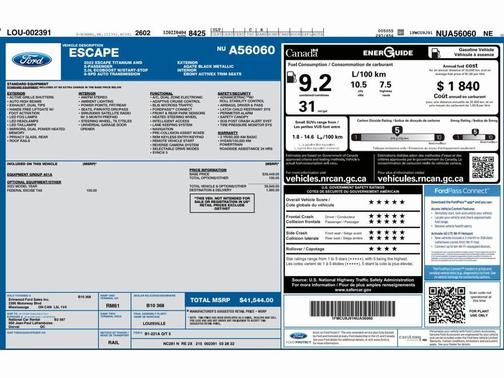 2022 Ford Escape Titanium