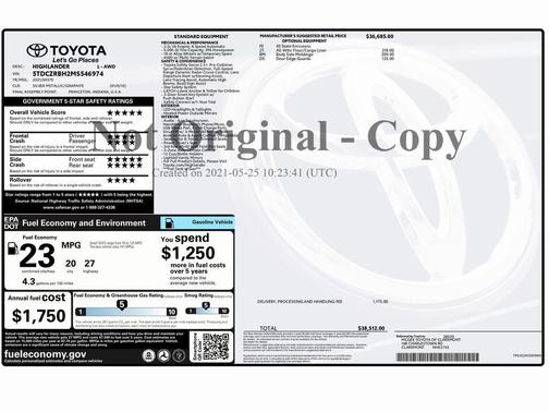 2021 Toyota Highlander L