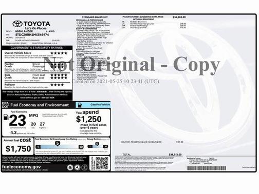 2021 Toyota Highlander L