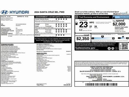 2024 Hyundai SANTA CRUZ 2.5L SEL