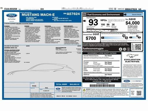 2021 Ford Mustang Mach-E Select