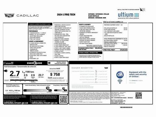 2024 Cadillac LYRIQ Tech