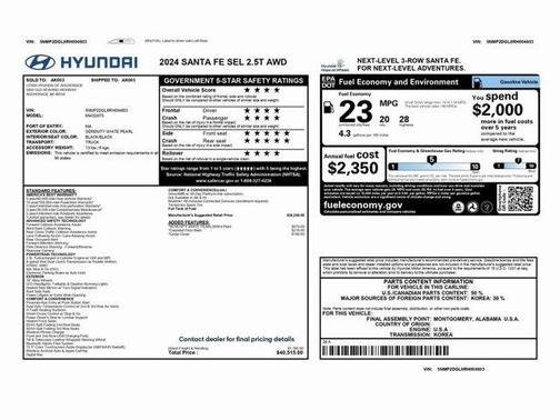 2024 Hyundai SANTA FE SEL
