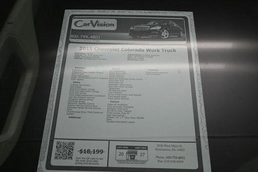 2015 Chevrolet Colorado WT