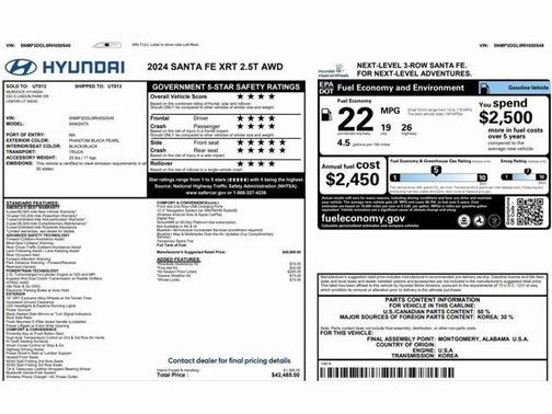 2024 Hyundai SANTA FE XRT
