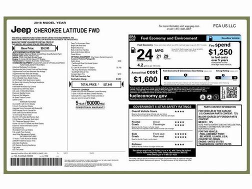 2018 Jeep Cherokee Latitude