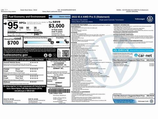 2022 Volkswagen ID.4 Pro S