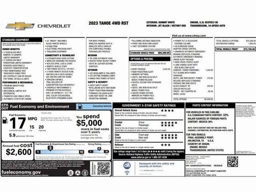 2023 Chevrolet Tahoe RST