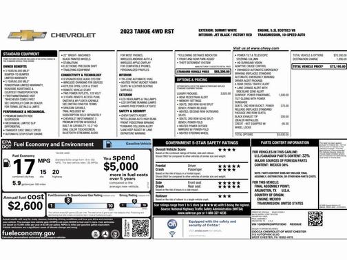 2023 Chevrolet Tahoe RST