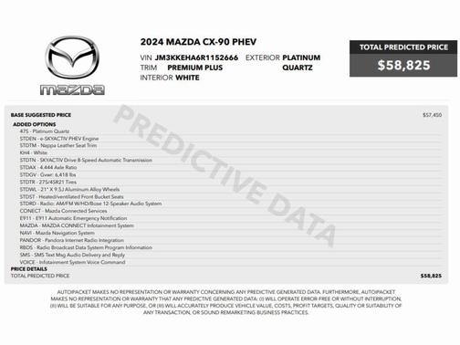 2024 Mazda CX-90 PHEV Premium Plus