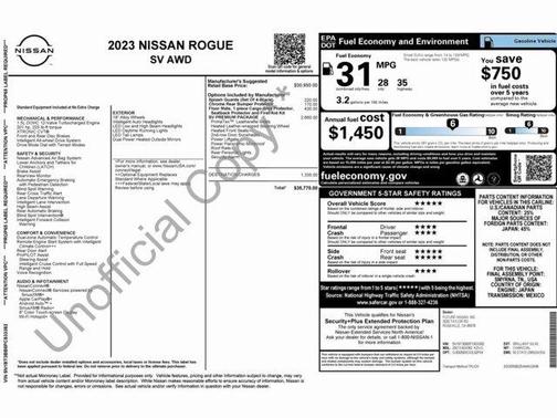 2023 Nissan Rogue SV