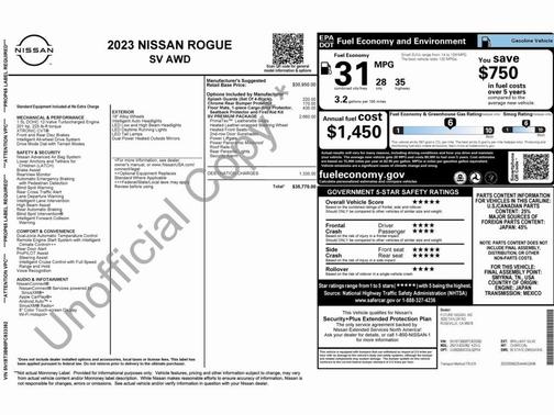2023 Nissan Rogue SV