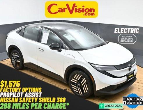 White / Black 2026 Nissan Leaf SV+