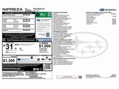 2021 Subaru Impreza Base