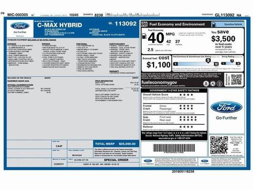 2016 Ford C-Max Hybrid SE