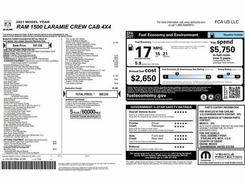 2021 RAM 1500 Laramie