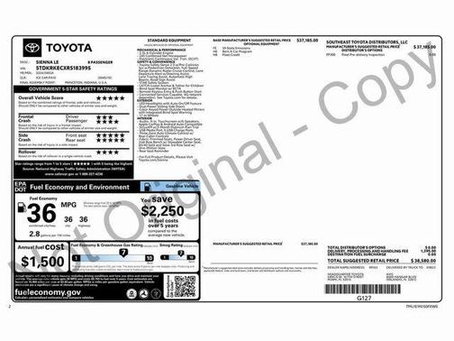 2024 Toyota Sienna LE