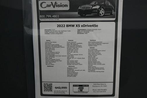 2022 BMW X5 PHEV xDrive45e