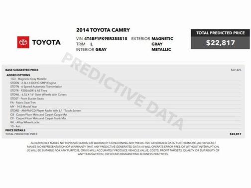 2014 Toyota Camry L