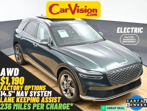 Green 2024 Genesis Electrified GV70 Advanced