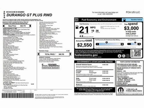 2024 Dodge Durango GT