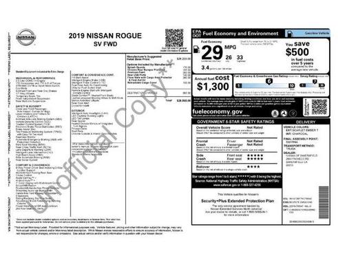 2019 Nissan Rogue SV