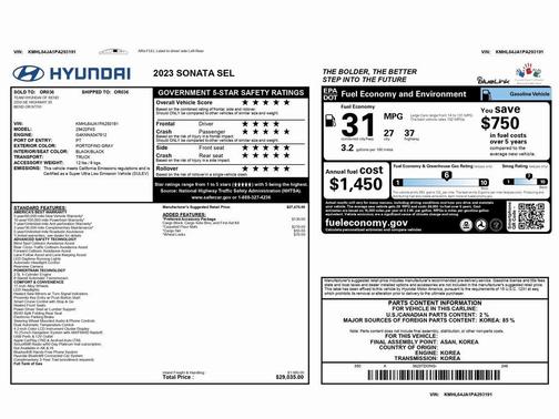 2023 Hyundai SONATA SEL